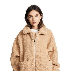IAMGIA Brown Fluffy Jacket